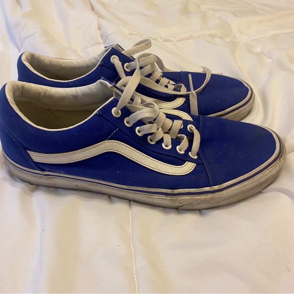 Blue Vans Old Skool - Size 11.5